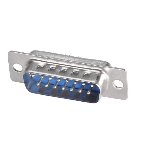 Conector DB15 macho dos filas