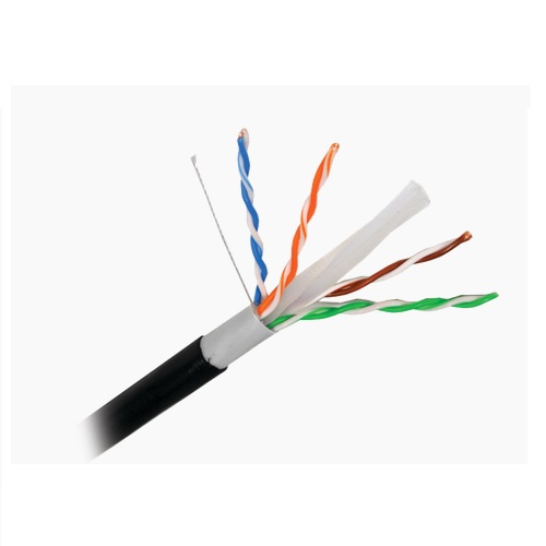 Cable UTP cat 6+ doble chaqueta negro 100% Cobre-LINKEDPRO