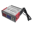 Termostato digital con doble display 12V