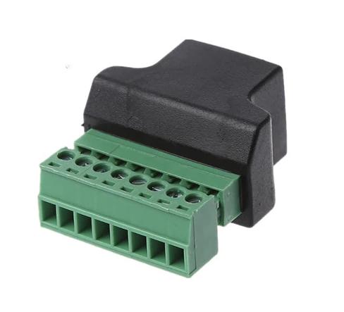 Conector acoplador RJ45 hembra a bornera