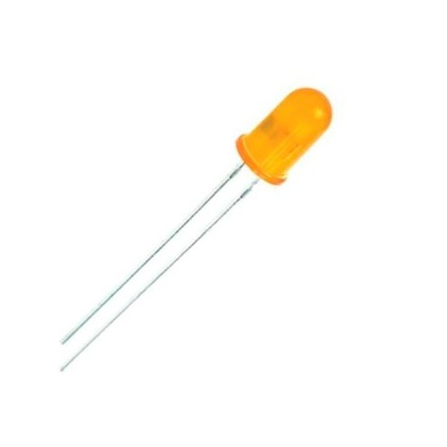 LED 5mm difuso Naranja