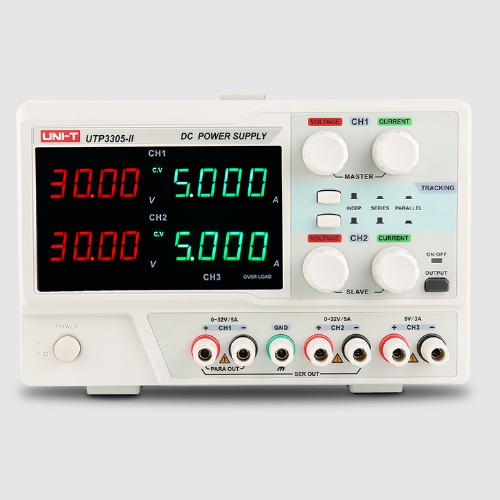 Fuente de alimentación DC con 3 salidas UTP3305-II