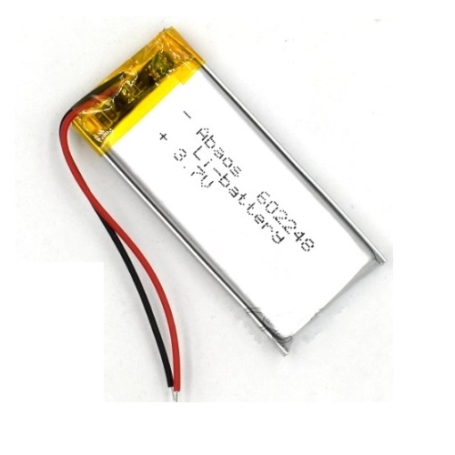 Batería Litio-Polímero 3.7V 700mAh. Con conector JST-SH-1.0mm