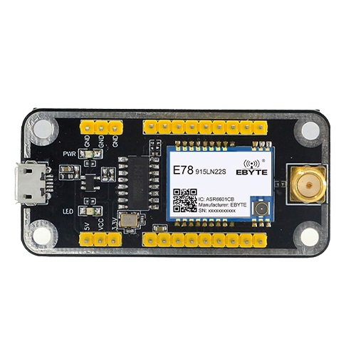 Tarjeta de prueba para módulo LoRaWAN E78915LN22S