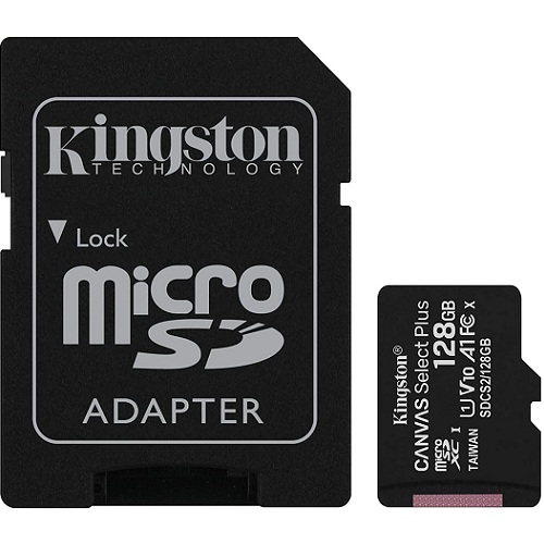 Memoria micro SD 128GB KINGSTON CANVAS