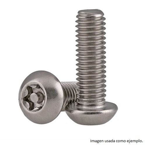 Tornillo Torx M3 x 8mm. Con pin de seguridad 