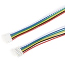 Cable JST-GH1.25 doble conector de 6 pines