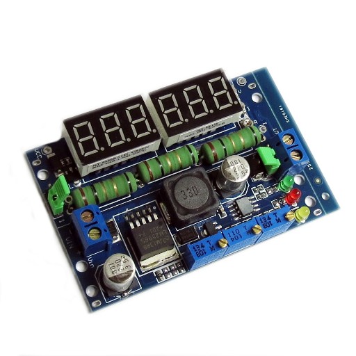 Fuente LM2596 variable con doble display