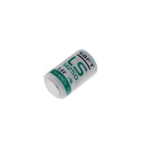 Batería SAFT LS14250 1/2 AA de 3.6V, 1100mAh. Sin axial