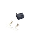 Conector Hembra XH 2 Posiciones. Negro