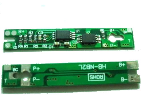 PCB para 2 baterías litio-polímero 18650 en serie