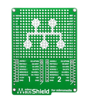 MikroBUS Shield para mikromedia