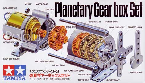 Motorreductor universal configurable TAMIYA-72001