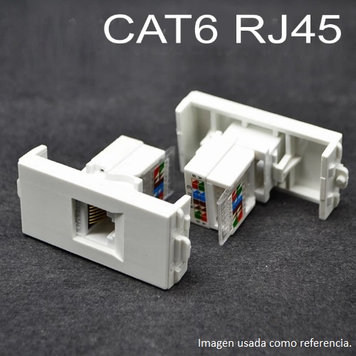 Modulo Jack RJ45 para faceplate modular