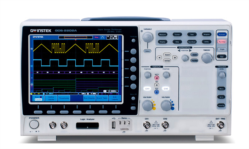 Osciloscopio 100MHZ GDS-2102A