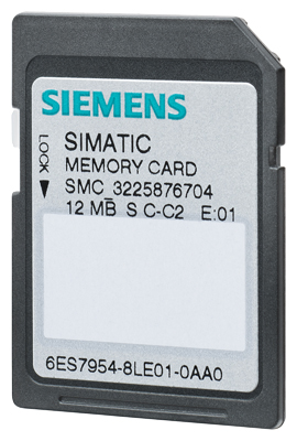 SIMATIC S7, memory card for S7-1x 00 CPU/SINAMICS, 3, 3 V Flash, 4 MB