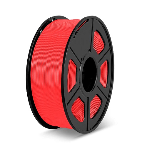 Filamento Rojo PLA SUNLU para impresora 3D, 1.75mm