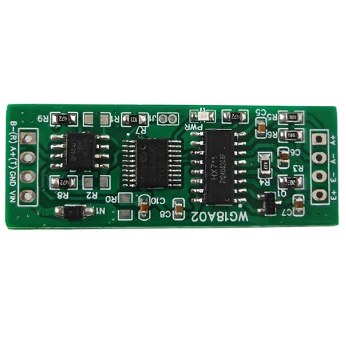 Módulo driver HX711 para celda de carga. Modbus RS485. 12V