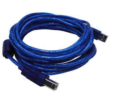 Cable usb para impresora azul 10m