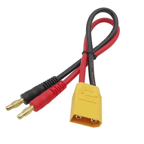 Cable siliconado AWG14 con conector XT90 para batería Lipo