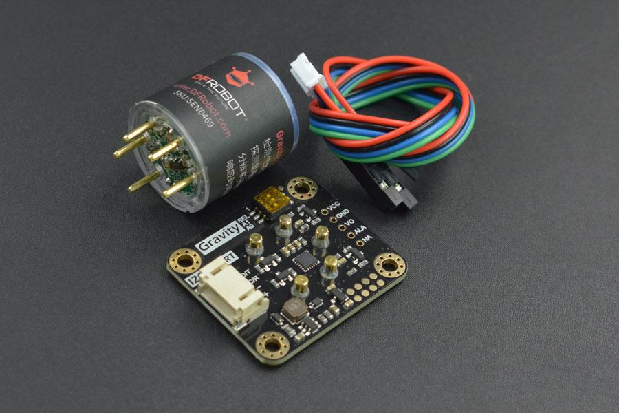 Sensor de NH3 Gravity. Calibrado I2C y UART (0-100ppm)