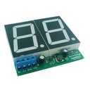 Módulo display LED 2 dígitos Modbus RS485