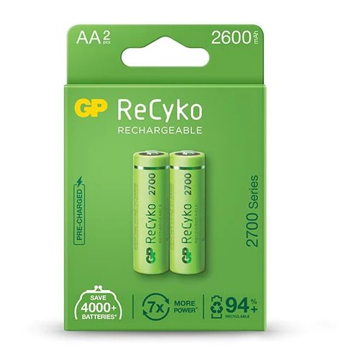 Bateria recargable AA, 1.2V/2600mAh