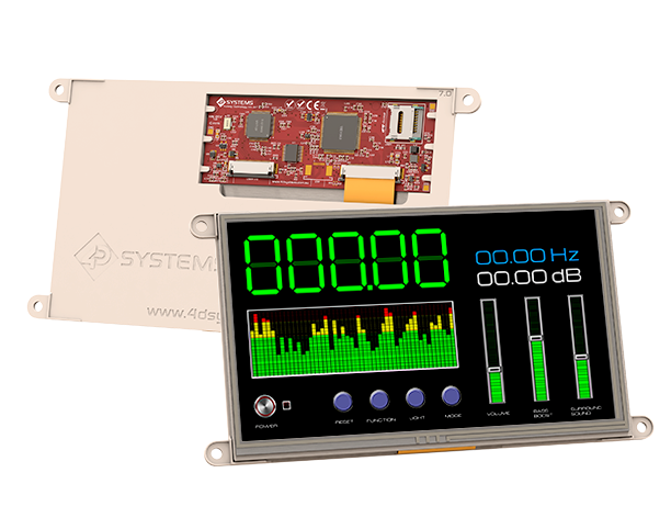 Display LCD 7'' touch resistivo