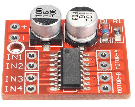 Controlador Puente H  2 motores dc / 1 motor paso a paso