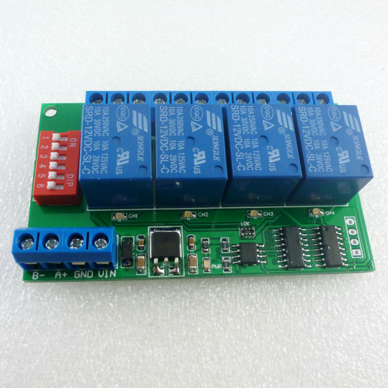 Tarjeta de control modbus RS485 12V