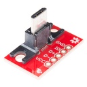 Tarjeta con conector micro USB-B - Vertical