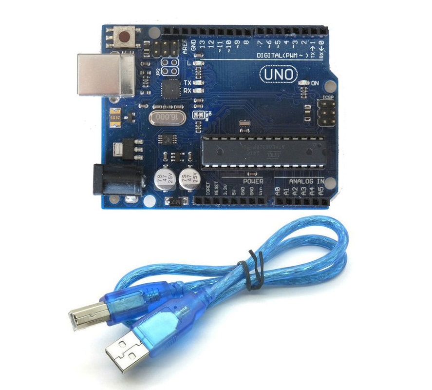 Tarjeta compatible Uno Rev3 (incluye cable usb)