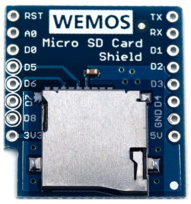 Shield micro SD Card para WeMos D1 Mini