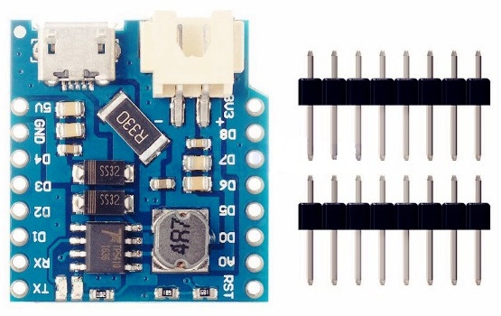 Shield Batería de Litio para WeMos D1 Mini