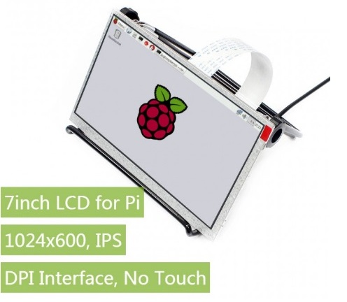 Display LCD 7'' DPI para Raspberry