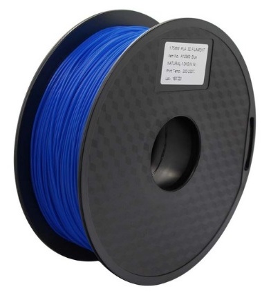 Filamento Azul PLA para impresora 3D, 1.75mm