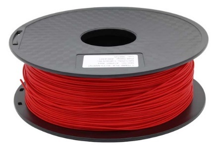 Filamento Rojo ABS para impresora 3D, 1.75mm