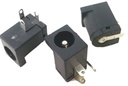 Conector DC jack hembra, DI: 2.5mm