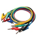 Kit de 5 cables banana-caimán tipo P2002