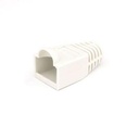 Protector en goma para conector RJ45 blanca