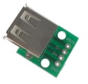 Tarjeta conector USB 2.0 tipo A hembra