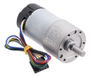 Motorreductor: 6-12Vdc 200RPM 21Kg/cm. Con encoder (Engranaje helicoidal)