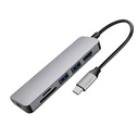 Estación de acoplamiento HUB USB-C a HDMI con puerto microSD