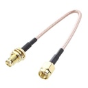 Cable SMA macho hembra de 15cm