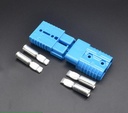 Conector para batería de alta corriente 50A 600V-Azul