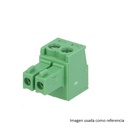 Bornera desarmable plug hembra de 3.5mm 2 pines