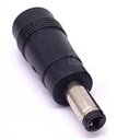 Conector plug DC macho 5.5x2.1mm a hembra 4x1.7mm