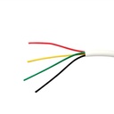 Cable multipar para alarma 4x22 AWG Blanco-SFIRE