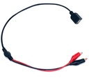 Cable USB hembra a caiman. 50cm