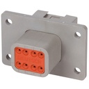 Conector impermeable para chasis DT Deutsch. 8 pines macho